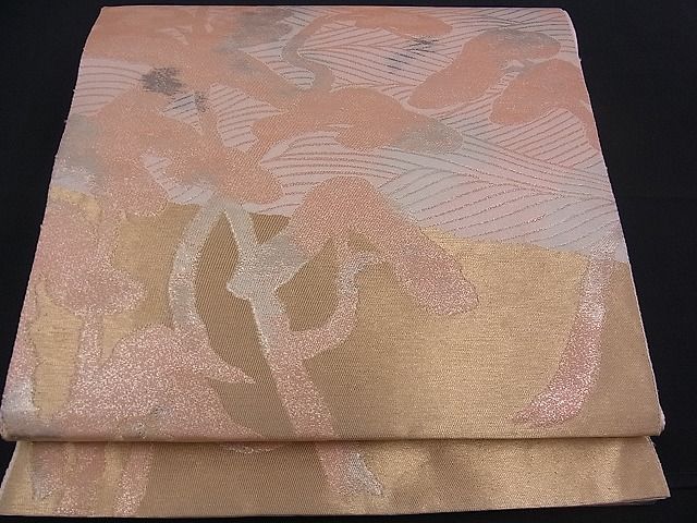 平和屋着物■六通柄袋帯 浜松文 金銀糸 逸品 n-mz3089