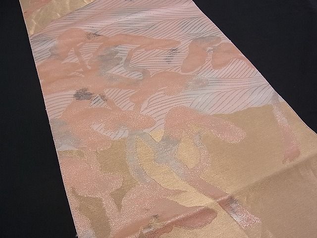 平和屋着物■六通柄袋帯 浜松文 金銀糸 逸品 n-mz3089