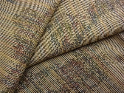 平和屋着物■上質なお召 枝葉文 逸品 n-mz4541