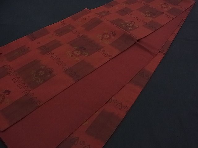 平和屋着物■全通柄袋帯 工芸袋帯 吉祥花文 逸品 n-mz4751