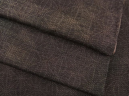 平和屋着物■上質な紬　麻の葉文様　逸品　n-ab0677