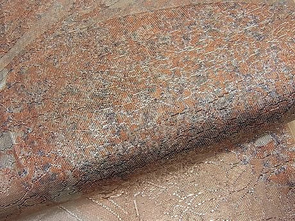 平和屋着物■六通柄袋帯 道長扇面花文 銀糸 逸品 n-ar2764