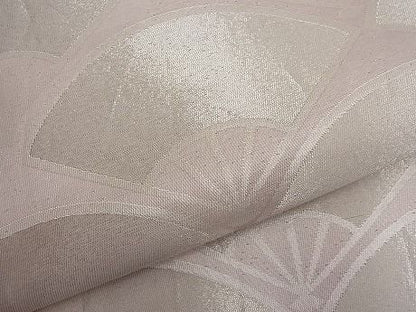 平和屋着物■西陣 吹山織物謹製 六通柄袋帯 扇面尽くし 銀糸 逸品 n-ar2773