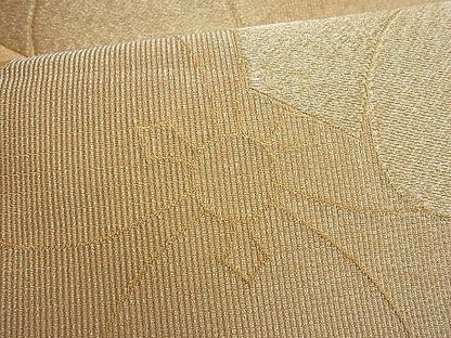平和屋着物■六通柄袋帯 亀甲花文 金糸 逸品 n-ar2778