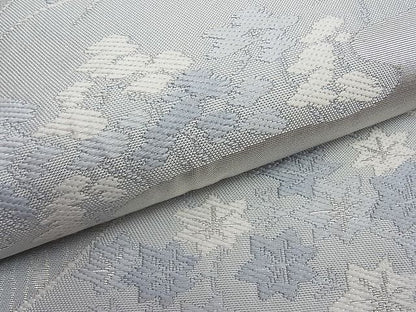 平和屋着物■六通柄袋帯 唐織 御所解 鹿に紅葉 銀糸 逸品 n-ar2967