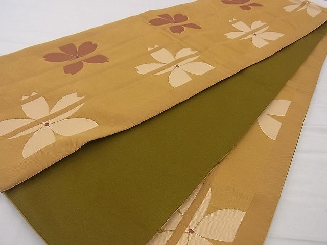 平和屋着物■六通柄京袋帯 舞花文 逸品 n-by3323