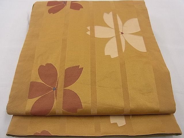 平和屋着物■六通柄京袋帯 舞花文 逸品 n-by3323