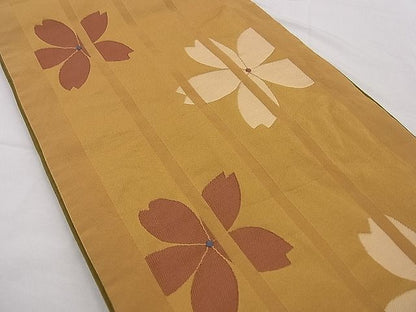 平和屋着物■六通柄京袋帯 舞花文 逸品 n-by3323