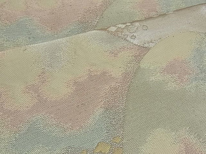 平和屋着物■六通柄袋帯 陶山箔散らし 珠箔 逸品 n-ea0350