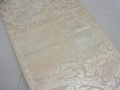 平和屋着物■六通柄袋帯 狩猟文 金糸 逸品 n-ea0405