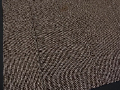 平和屋着物■男性 お召 絣文様 逸品 n-fw2552