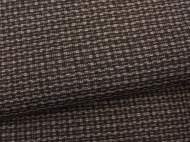 平和屋着物■男性 お召 絣文様 逸品 n-fw2552