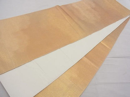 平和屋着物■全通柄袋帯 霞文 金糸 逸品 n-fw2866