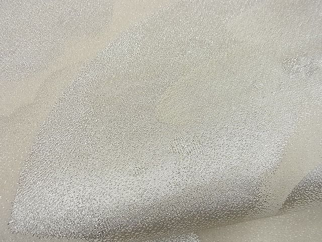 平和屋着物■太鼓柄袋帯 綴れ 名匠家紋 雲取り地紙文 銀糸 逸品 n-gh1826