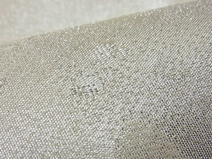 平和屋着物■太鼓柄袋帯 綴れ 名匠家紋 雲取り地紙文 銀糸 逸品 n-gh1826