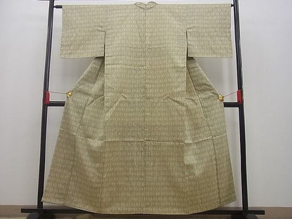 平和屋着物■上質な紬 よろけ縞 逸品 n-gh2139