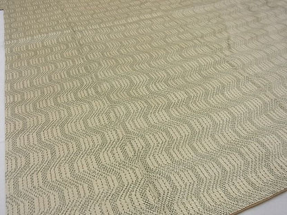 平和屋着物■上質な紬 よろけ縞 逸品 n-gh2139