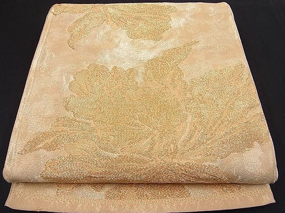 平和屋着物■六通柄袋帯 雲重ね花鳥文 金銀糸 京やまと 逸品 n-hj2833