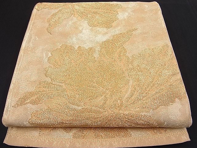平和屋着物■六通柄袋帯 雲重ね花鳥文 金銀糸 京やまと 逸品 n-hj2833