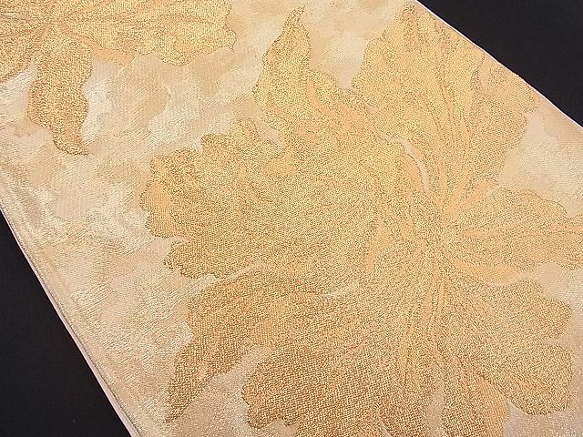 平和屋着物■六通柄袋帯 雲重ね花鳥文 金銀糸 京やまと 逸品 n-hj2833