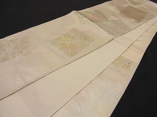 平和屋着物■六通柄袋帯 光琳錦 金銀糸 逸品 n-ip0354
