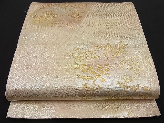 平和屋着物■六通柄袋帯 光琳錦 金銀糸 逸品 n-ip0354