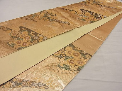 平和屋着物■六通柄袋帯 古都の調 金銀糸 逸品 n-ip0390