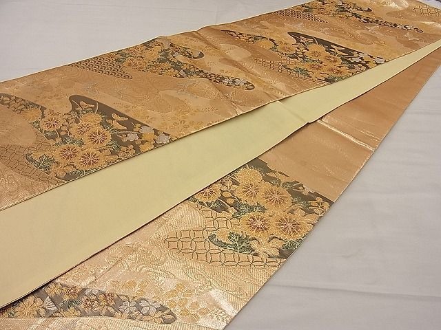 平和屋着物■六通柄袋帯 古都の調 金銀糸 逸品 n-ip0390