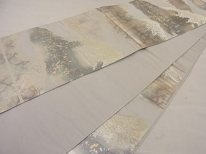 平和屋着物■六通柄袋帯 重山文 金銀糸 逸品 n-ip0407