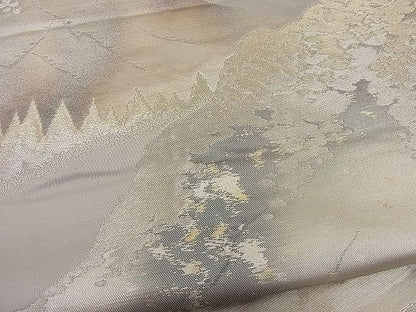 平和屋着物■六通柄袋帯 重山文 金銀糸 逸品 n-ip0407