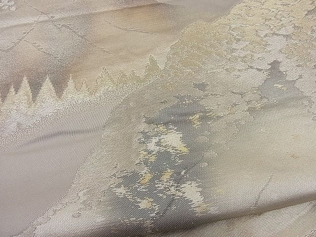 平和屋着物■六通柄袋帯 重山文 金銀糸 逸品 n-ip0407