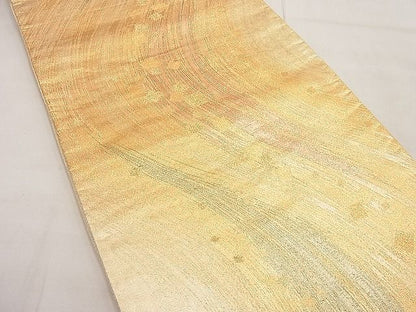 平和屋着物■六通柄袋帯 霞箔散らし 金糸 逸品 n-ip0891