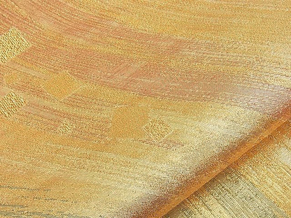 平和屋着物■六通柄袋帯 霞箔散らし 金糸 逸品 n-ip0891
