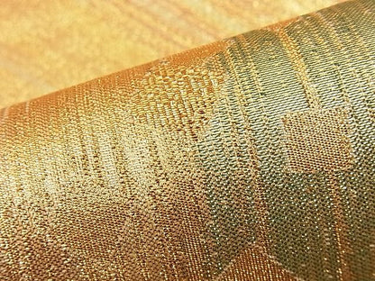 平和屋着物■六通柄袋帯 霞箔散らし 金糸 逸品 n-ip0891