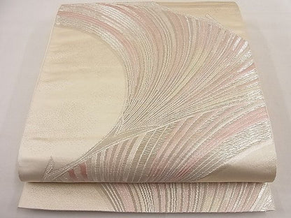 平和屋着物■六通柄袋帯 飛鳥文 銀糸 逸品 n-ip1105