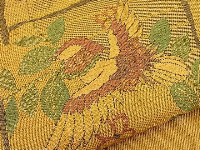 平和屋着物■六通柄袋帯 明日香 花鳥文 逸品 n-ip1143