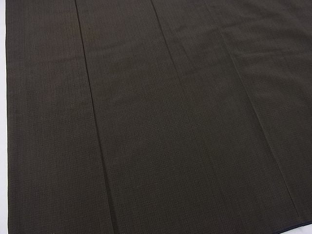 平和屋着物■男性　紬　格子柄　逸品　n-je2568