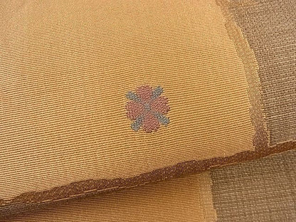 平和屋着物■六通柄袋帯 変わり市松文様 逸品 n-je3333