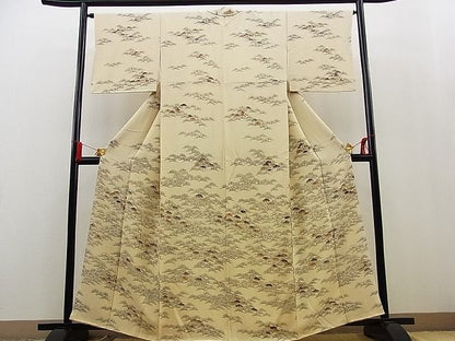 平和屋着物■付下げ　笠松　逸品　n-kg3674