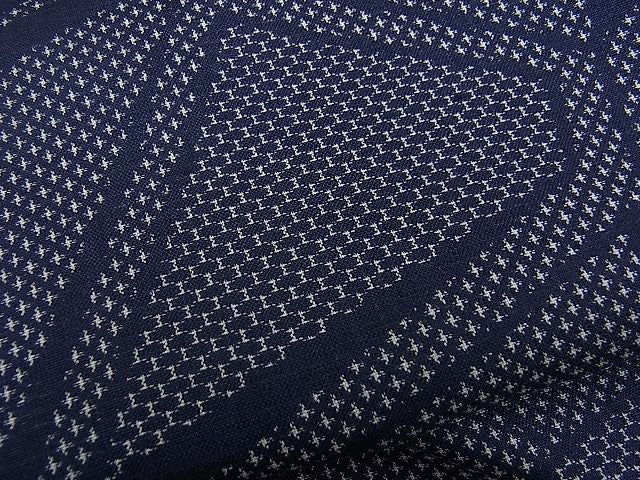 平和屋着物■上質なお召　吉祥文　逸品　n-mz5224