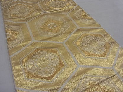 平和屋着物■六通柄袋帯 宝繍 金糸 逸品 n-mz6107