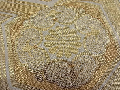 平和屋着物■六通柄袋帯 宝繍 金糸 逸品 n-mz6107