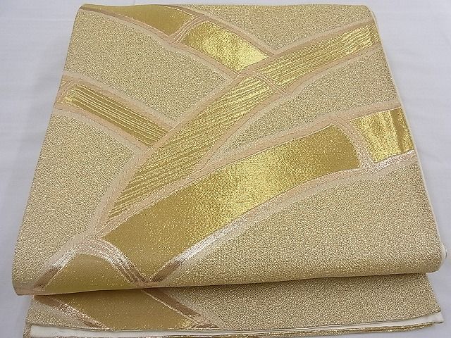 平和屋着物■六通柄袋帯 籬文 金糸 逸品 n-mz6999