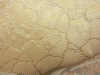 平和屋着物■六通柄袋帯 鳳凰花唐草丸文 金糸 逸品 n-rv0168