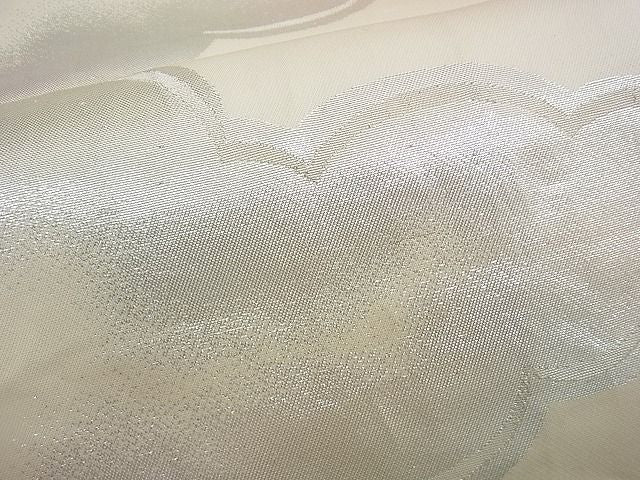 平和屋着物■六通柄袋帯 雲取り文 銀糸 逸品 n-rv0367