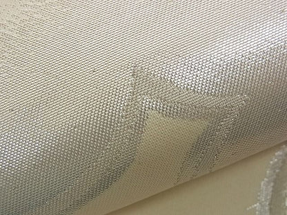 平和屋着物■六通柄袋帯 雲取り文 銀糸 逸品 n-rv0367
