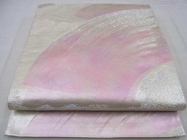 平和屋着物■六通柄袋帯 地紙重ね吉祥文 金糸 逸品 n-sa2966