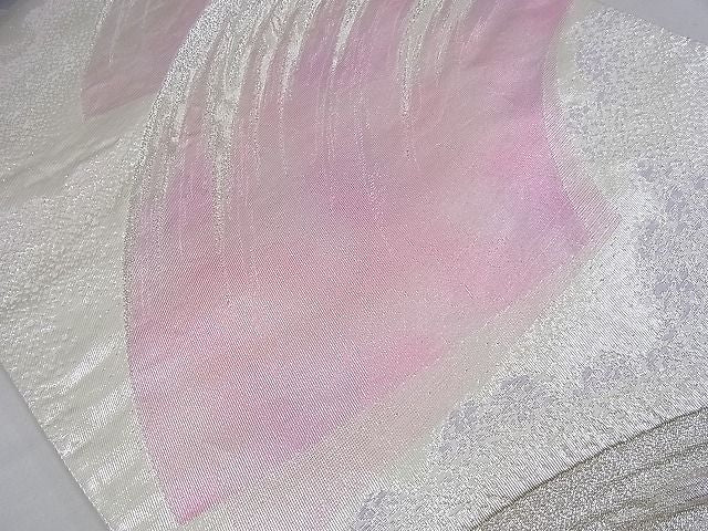 平和屋着物■六通柄袋帯 地紙重ね吉祥文 金糸 逸品 n-sa2966