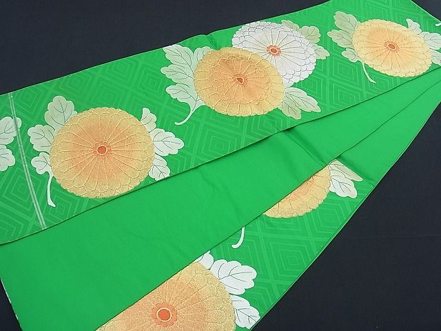 平和屋着物■六通柄袋帯 唐織 菊 金銀糸 逸品 n-th1282