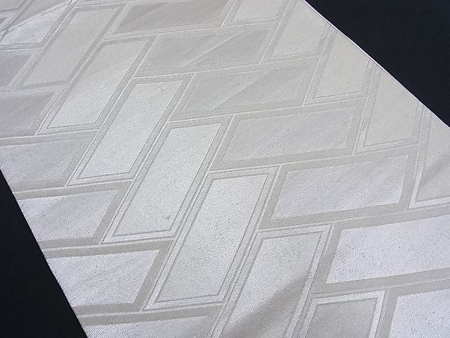 平和屋着物■六通柄袋帯 檜垣文 銀糸 逸品 n-th1302